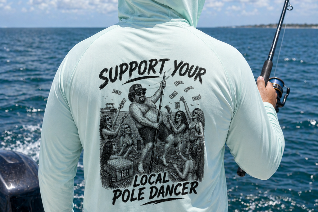 Support Your Local Pole Dancer Performance Hooded Long-Sleeve