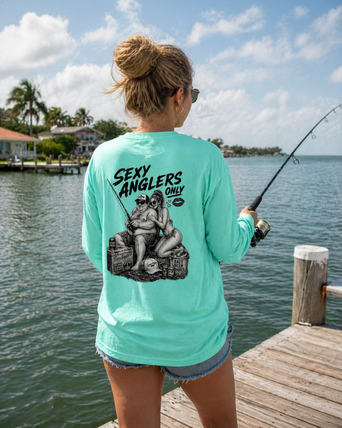 Sexy Anglers Only Ladies Performance Pro Long-Sleeve