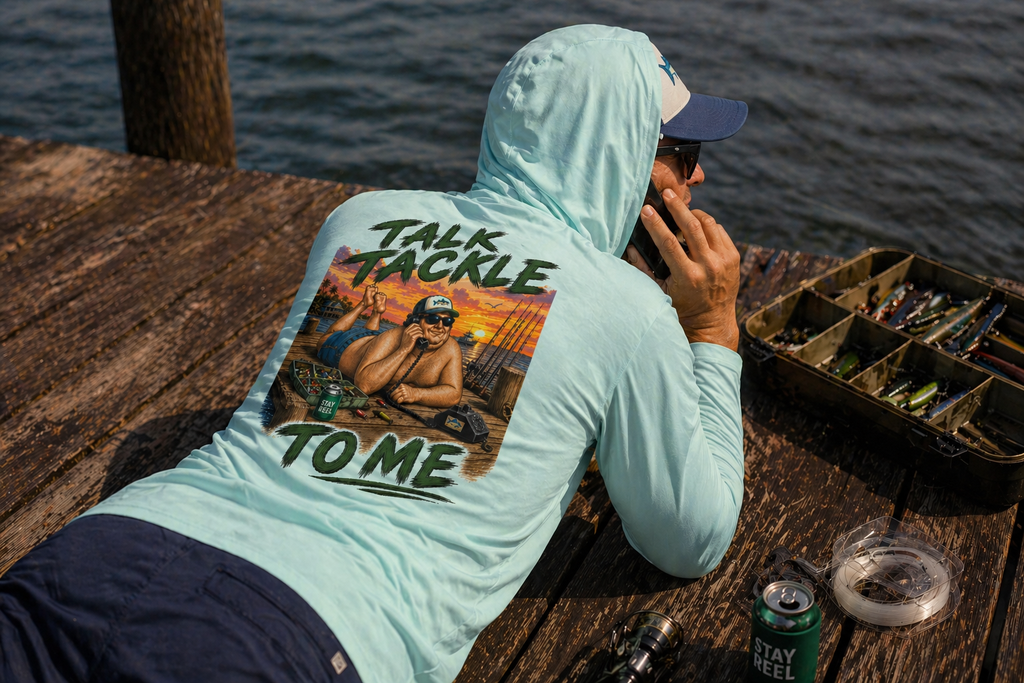 Talk Tackle To Me Performance Hooded Long-Sleeve