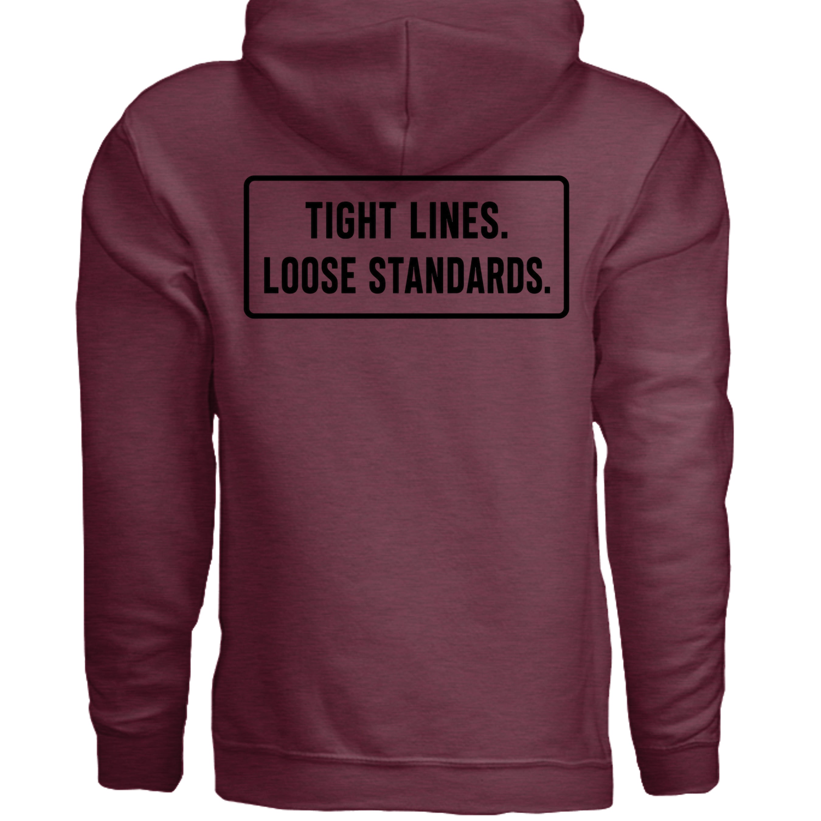 Heather Sport Dark Maroon - G185 - BACK
