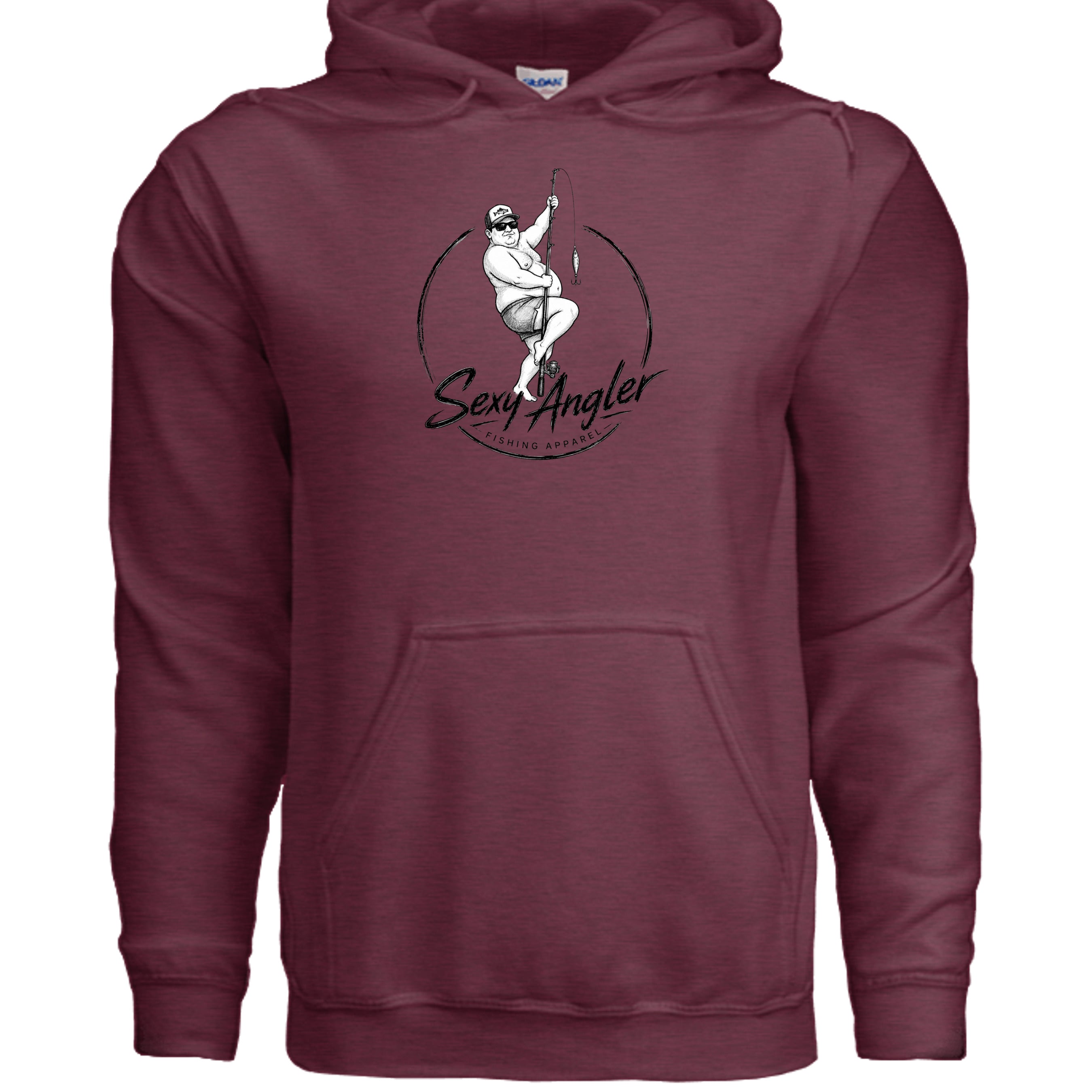Heather Sport Dark Maroon - G185 - FRONT