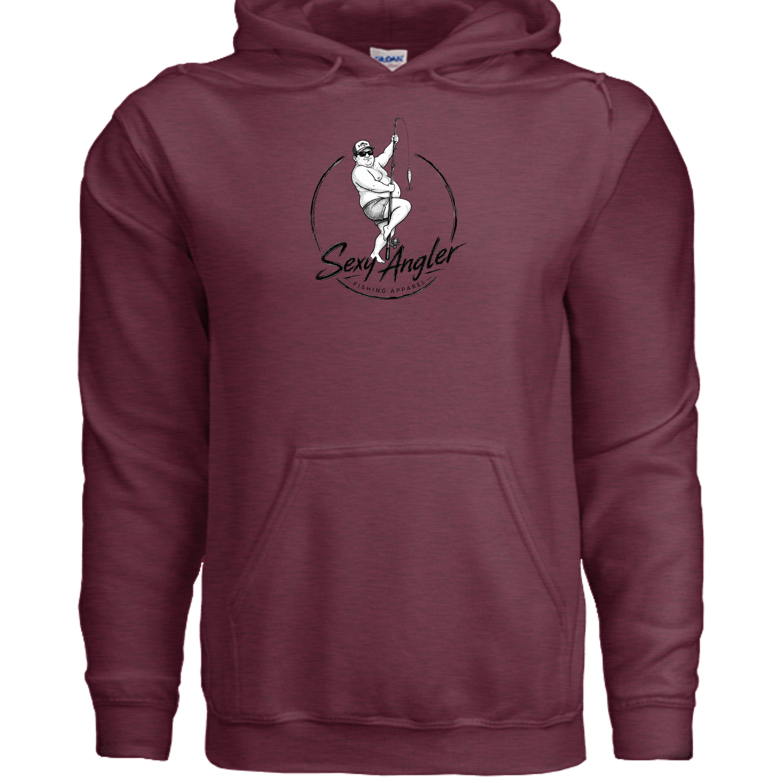 Heather Sport Dark Maroon - G185 - FRONT